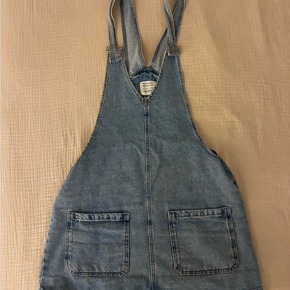 Pull&Bear Light Blue Denim Dress